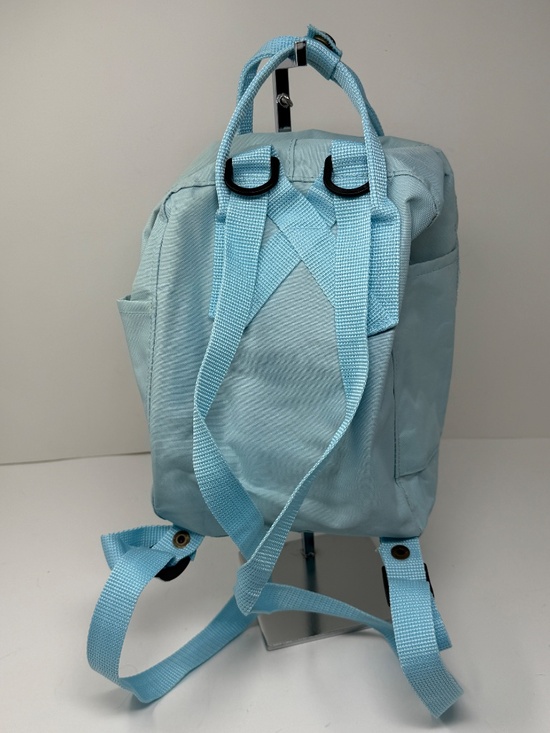 Fjallraven Kanken Woven Nylon School Work Commuter Travel Backpack Bag Blue
